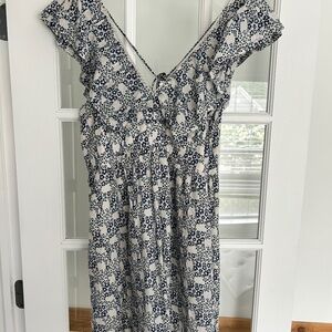 Anthropologie Deep V-Neck Mini Dress. NWT.